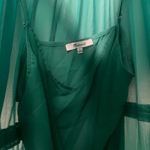 Madewell Sheer V-Neck Dolman
Sleeve Maxi Dress - Picture 4 of 6
